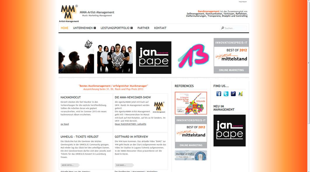 Agentur MMM-Artist-Management